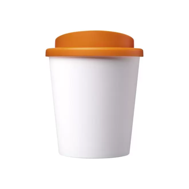 GOBELET ISOTHERME PERSONNALISABLE AMERICANO® 'IBON MINI' - blanc/orange