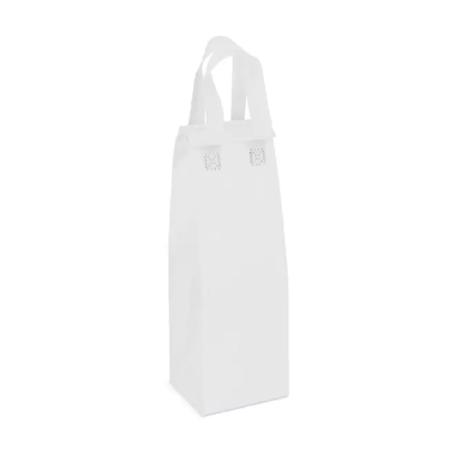 SAC ISOTHERME PERSONNALISABLE FORMAT BOUTEILLE 'CATLYN' - blanc