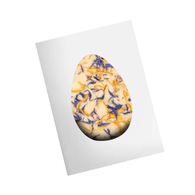 TABLETTE CHOCOLAT AU LAIT PERSONNALISABLE 65G 'EASTER' - fleur