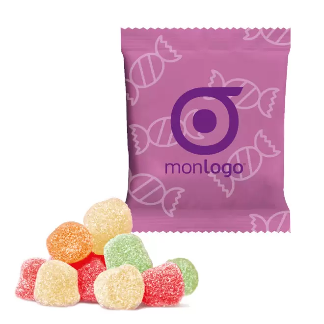 SACHETS DE BONBONS PERSONNALISÉS 'SWEETY' - gomme de fruits