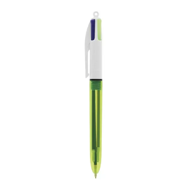 STYLO PUBLICITAIRE BIC® 4 COULEURS 'FLUO' - jaune fluo