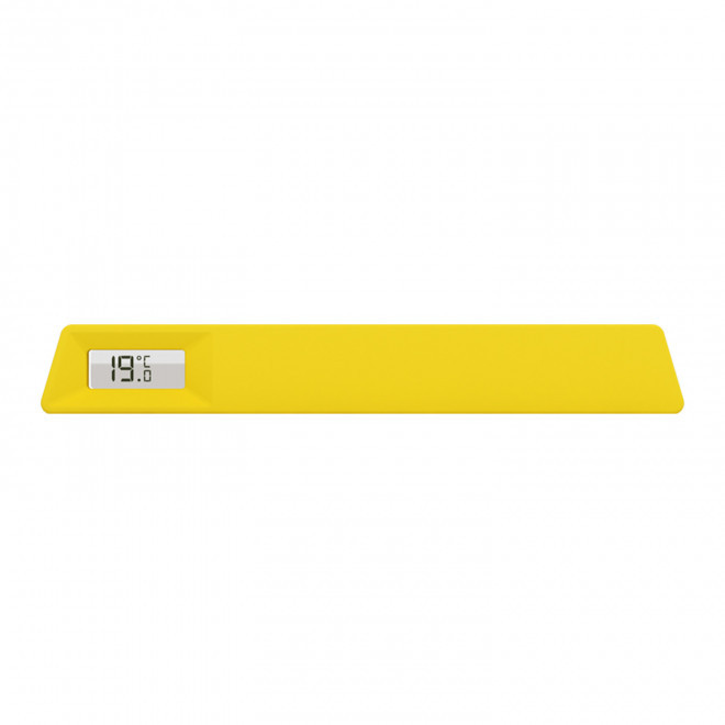 THERMOMETRE XOOPAR®  PERSONNALISABLE 'LE 19' - jaune