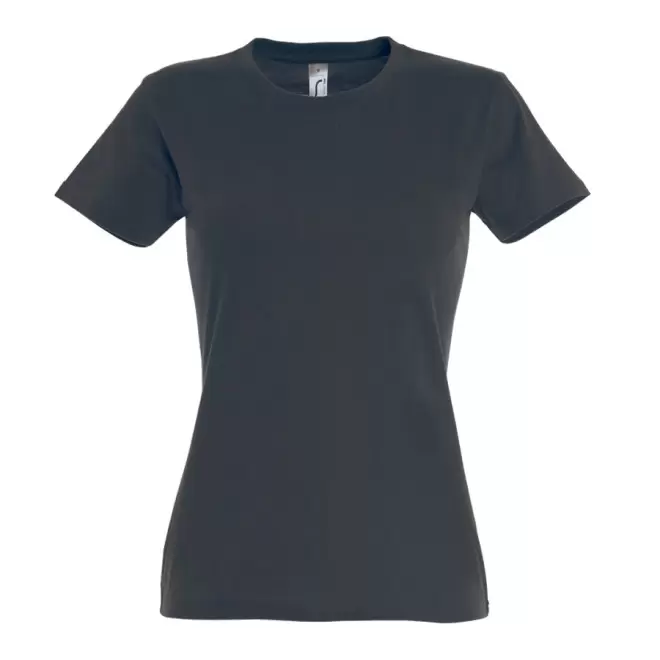 TEE-SHIRT COULEUR FEMME 'IMPERIAL' 190 GR/M² - gris souris