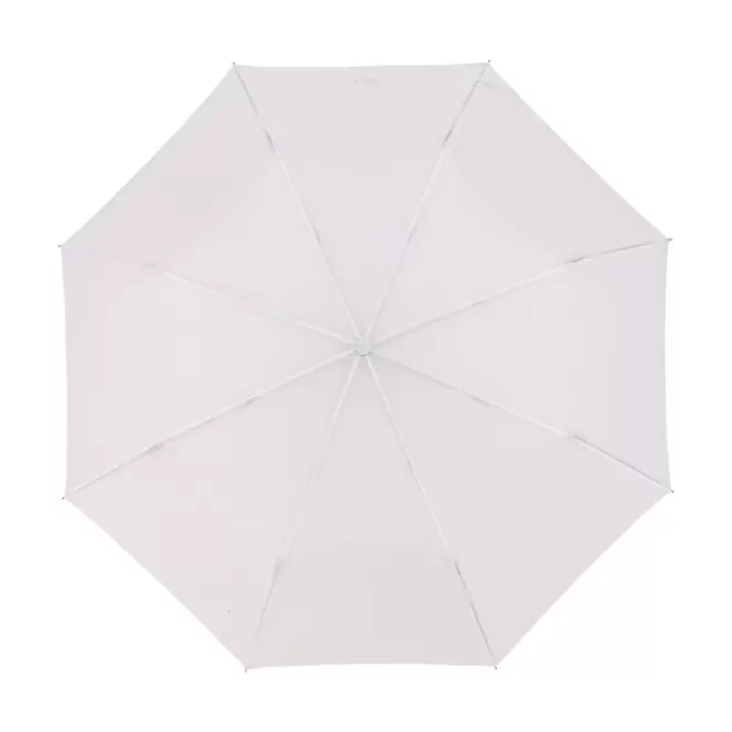 PARAPLUIE PLIABLE PUBLICITAIRE AUTOMATIQUE 'COVER' - blanc