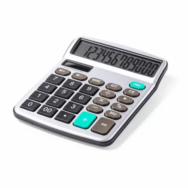 CALCULATRICE PERSONNALISABLE 'HELUKA' - gris