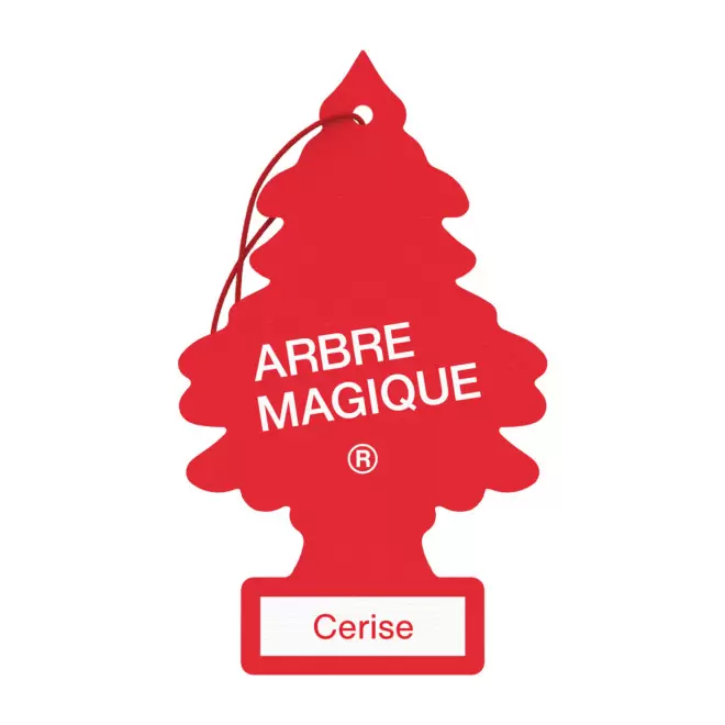 DESODORISANT ARBRE MAGIQUE PERSONNALISABLE 'SAPIN' - cerise