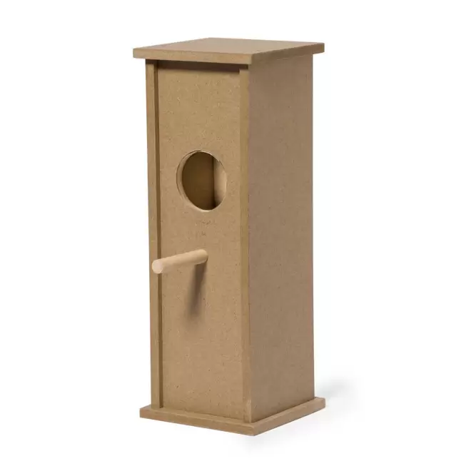NICHOIR EN BOIS POUR OISEAUX PERSONNALISABLE 'PIWOU LONG' - bois