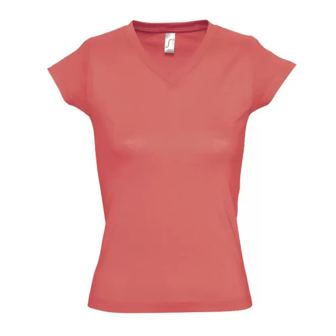 TEE-SHIRT PERSONNALISÉ FEMME 'MOON' 150 GR/M² - corail