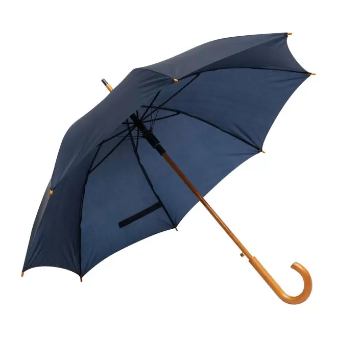 PARAPLUIE CANNE PERSONNALISABLE 'DUNDEE RPET' - bleu marine