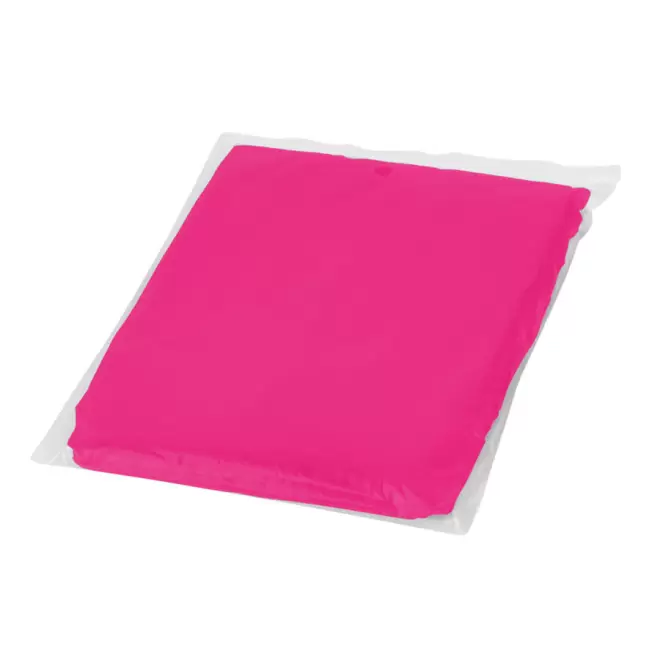 PONCHO PUBLICITAIRE TRANSPARENT 'HIGHLAND' - rose