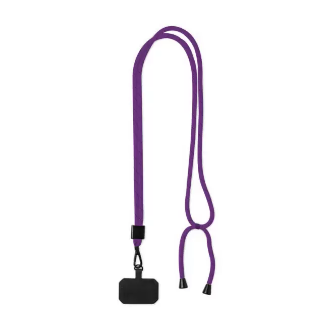 TOUR DE COU TELEPHONE CORDON PERSONNALISABLE 'MOBILA MIX&MATCH' - violet