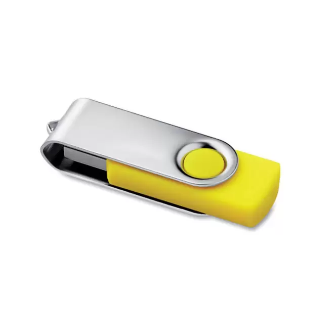 RAPIDE 4 JOURS - CLÉ USB PERSONNALISÉE 'TWISTER' 4GO  - jaune