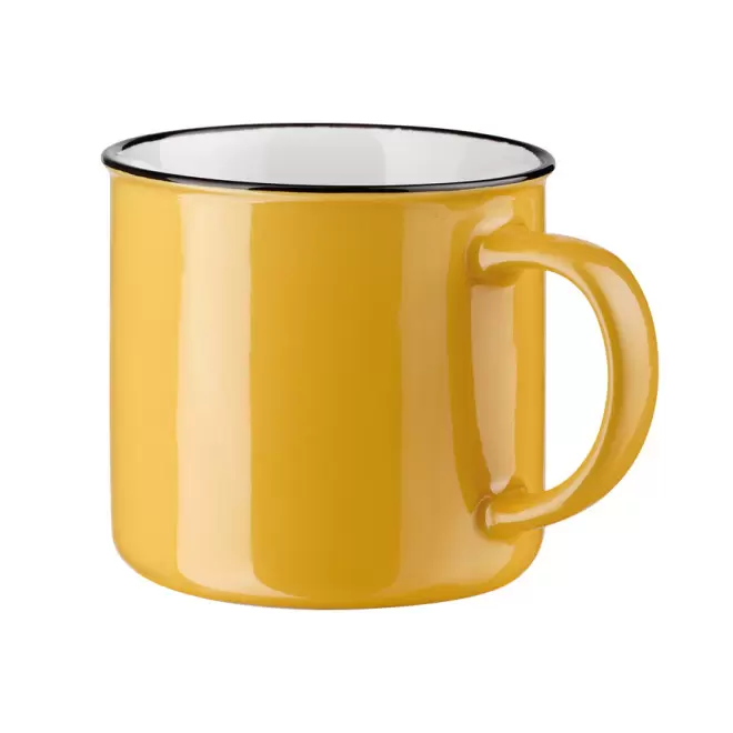 MUG PERSONNALISÉ EN CÉRAMIQUE 'SKYBURY' - jaune