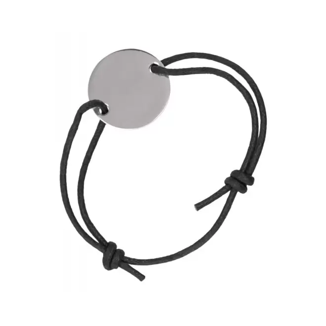 BRACELET BRESILIEN PERSONNALISABLE 'JAKINO' - noir