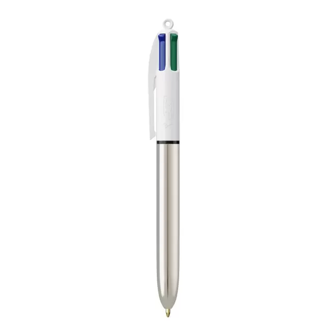 EXPRESS 72H - STYLO PERSONNALISÉ BIC® 4 COULEURS 'SHINE' - argenté