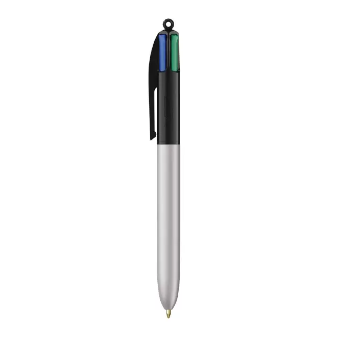 EXPRESS 72H - STYLO BIC® PERSONNALISABLE 4 COULEURS 'GLACE' - noir/argenté