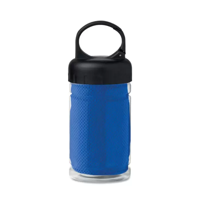 SERVIETTE DE SPORT PERSONNALISÉE 30x80 CM 'REFRESH' - bleu