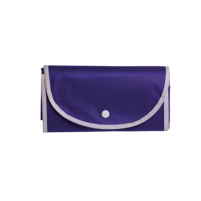 SAC SHOPPING PUBLICITAIRE PLIABLE 'FOLDY' 80 GR/M² - violet