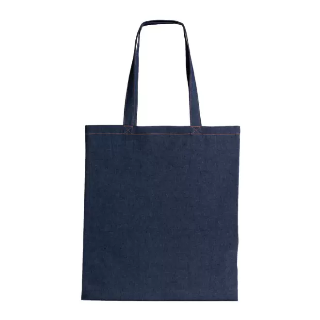 TOTE BAG PUBLICITAIRE COTON EFFET JEANS 'CARTER' 200 GR/M² - bleu jean