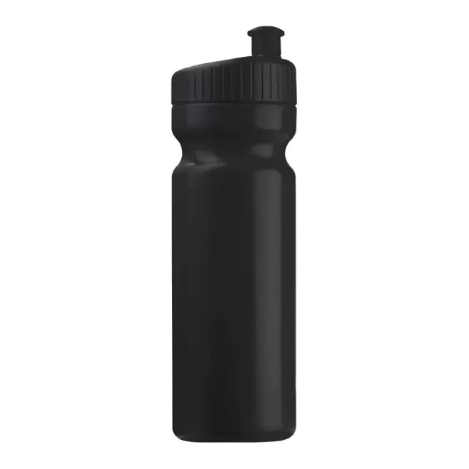 GOURDE DE SPORT PERSONNALISÉE 750ML OPAQUE COLORE 'TRAIL' - noir