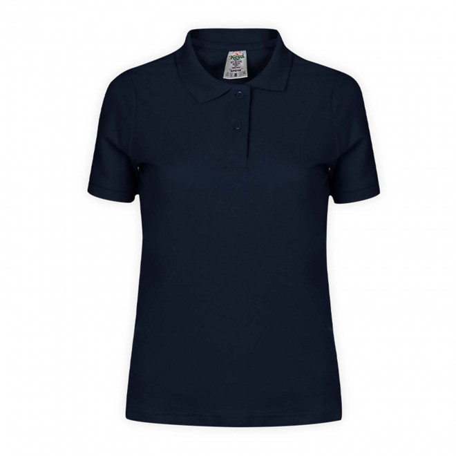 POLO FEMME PERSONNALISABLE 'TERIM 180' - mer sombre