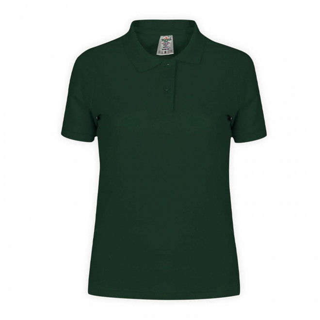 POLO FEMME PERSONNALISABLE 'TERIM 180' - vert bouteille