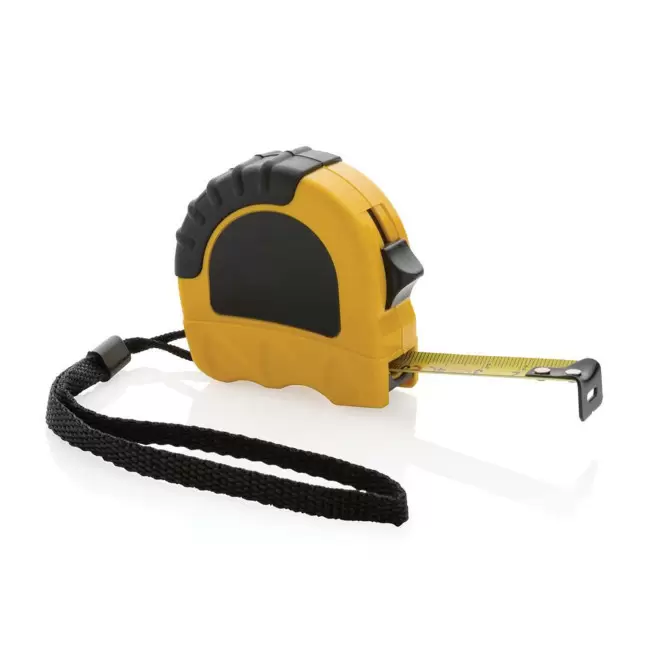 METRE RUBAN PERSONNALISABLE 'MESURA 3M RCS' - jaune/noir