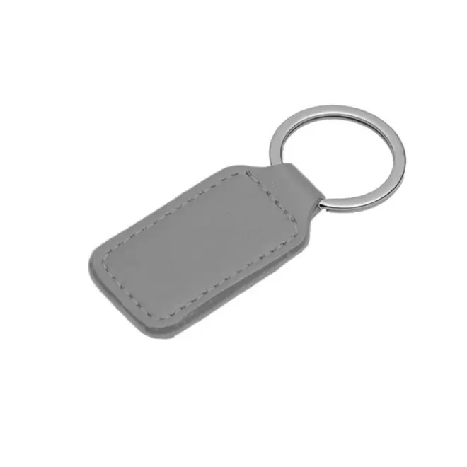 PORTE-CLES PUBLICITAIRE RECTANGLE 'CAMARA' - gris