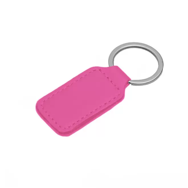 PORTE-CLES PUBLICITAIRE RECTANGLE 'CAMARA' - rose