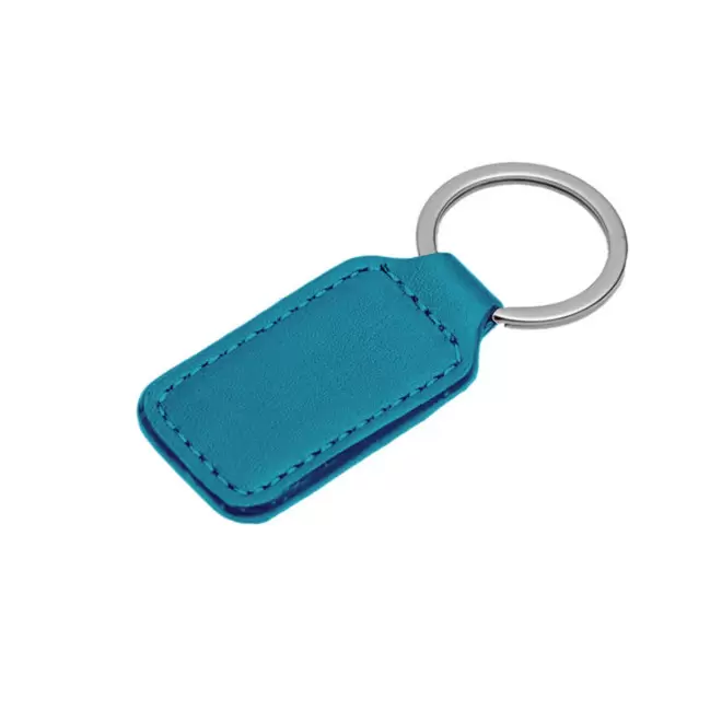 PORTE-CLES PUBLICITAIRE RECTANGLE 'CAMARA' - bleu outremer