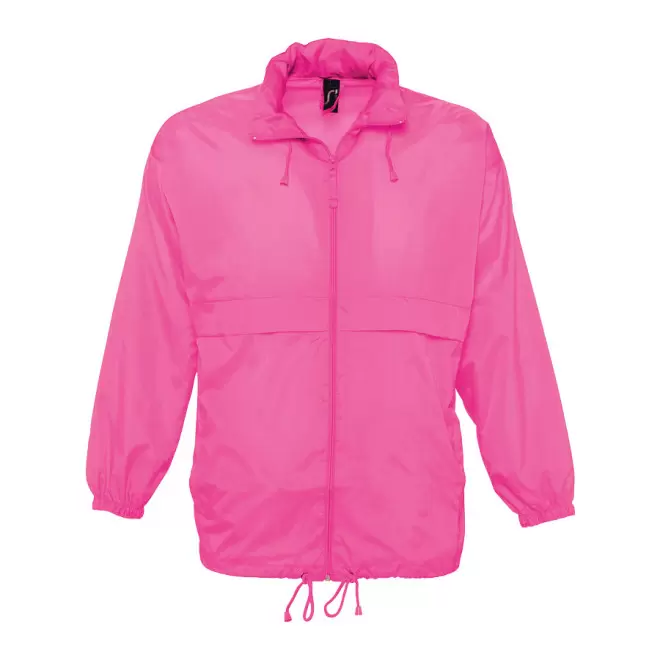 COUPE-VENT IMPERMEABLE MIXTE NON-DOUBLÉ 'SURF' - rose fluo
