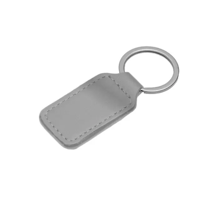 PORTE-CLES PUBLICITAIRE RECTANGLE 'CAMARA' - chrome