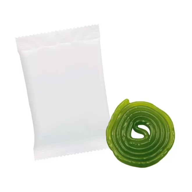 LOT 100 SACHETS PERSONNALISABLE ROULEAU ROTELLA HARIBO®  - pomme