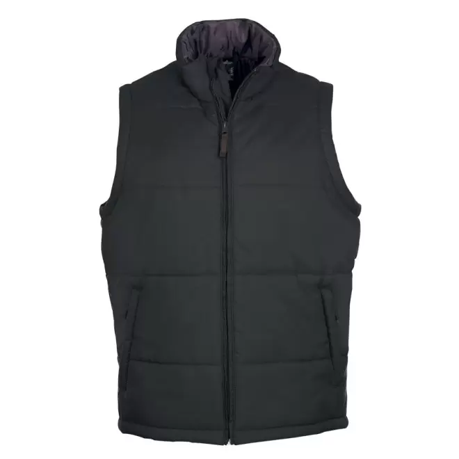 BODYWARMER PUBLICITAIRE MATELASSÉ 'WARM' 220 GR/M² - anthracite