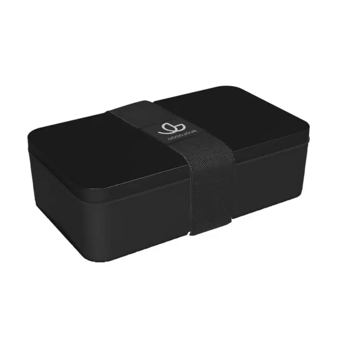 LUNCH BOX GOODJOUR® SIMPLE PERSONNALISABLE 'TOCCOA' - noir