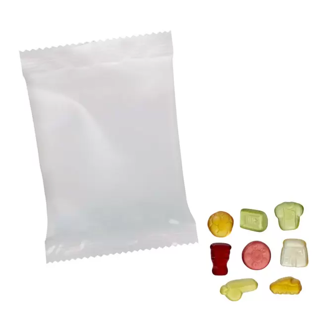 BONBONS GOMME DE FRUITS PERSONNALISABLE 'PIMPY OPAQUE'  - foot