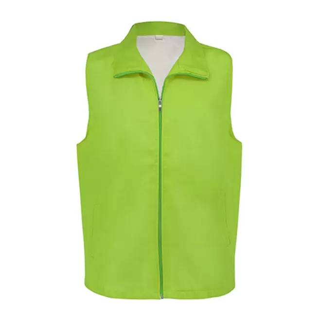 GILET TRAVAIL MIXTE PERSONNALISE 'GILTA' - citron vert