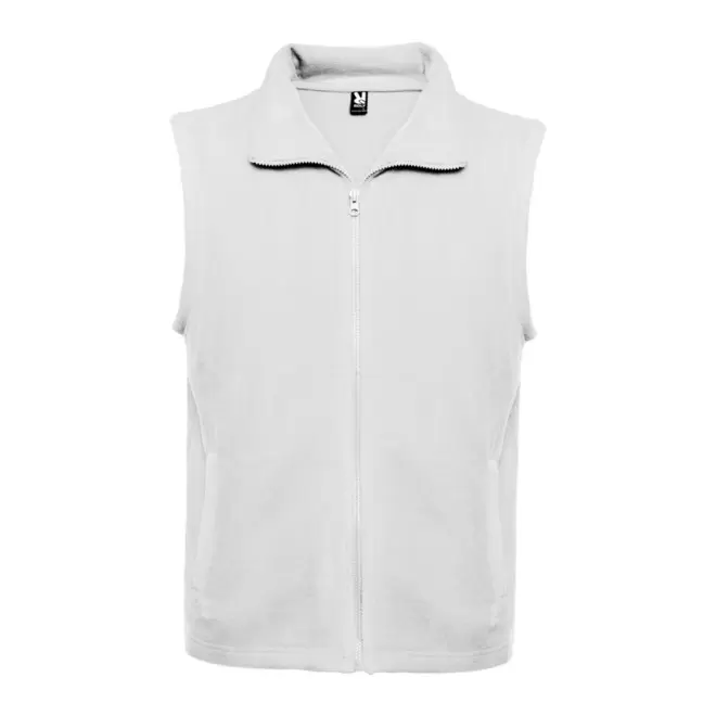 RAPIDE 4J - BODYWARMER PUBLICITAIRE POLAIRE MIXTE 'BELLAGIO' - blanc