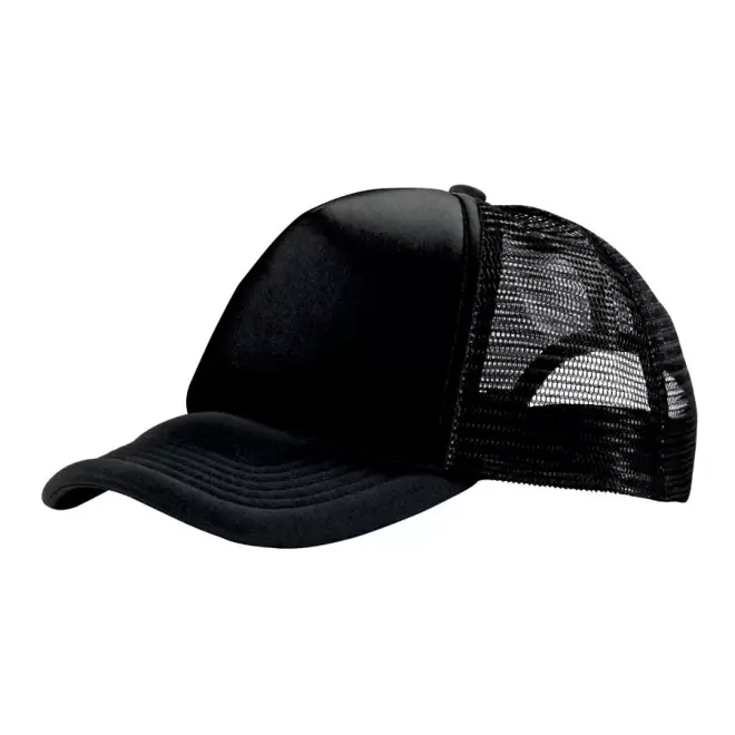 CASQUETTE PERSONNALISABLE TRUCKER 'BULL' - noir/noir