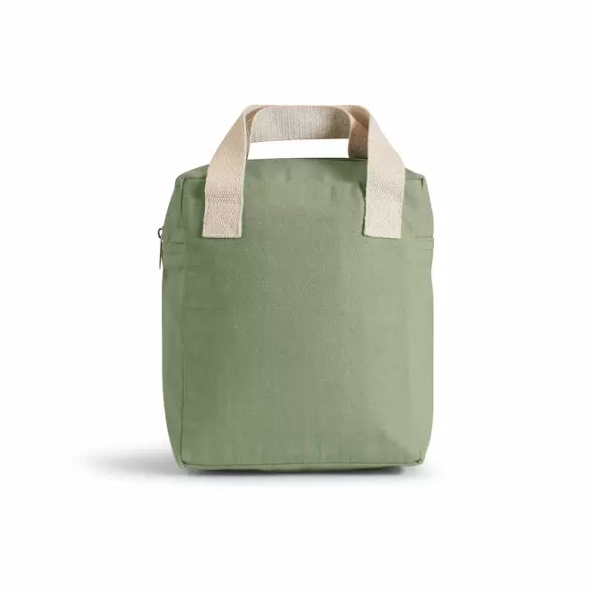 LUNCH BAG EN COTON BIO PERSONNALISABLE 'TAIO' - vert