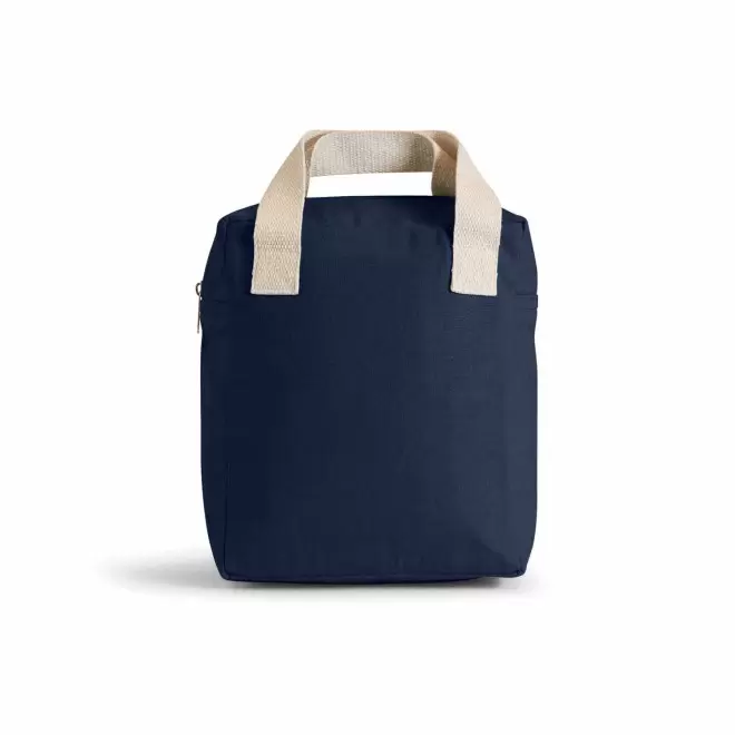 LUNCH BAG EN COTON BIO PERSONNALISABLE 'TAIO' - bleu marine