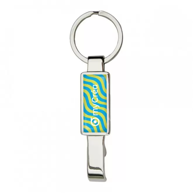PORTE-CLÉS PERSONNALISÉ 'BIRETI OPEN-IT' - rectangle