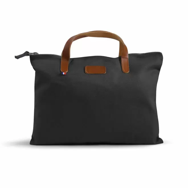 SACOCHE PERSONNALISABLE MIF EN COTON BIO 'CANCAN' - noir