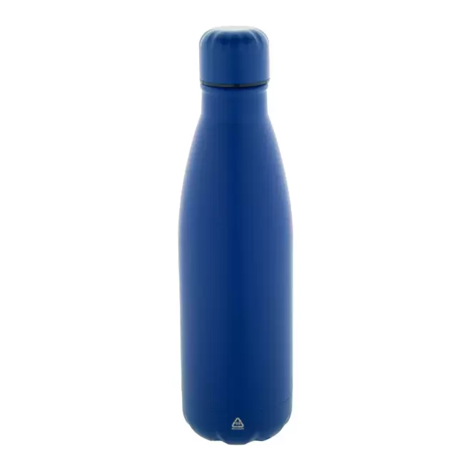 BOUTEILLE ACIER 790 ML PERSONNALISABLE 'BROUDO RECYCLE' - bleu