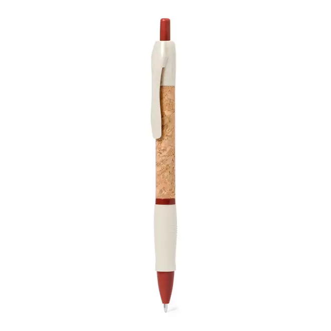 STYLO EN LIÈGE PERSONNALISABLE 'NOSTRO GRIP' - rouge