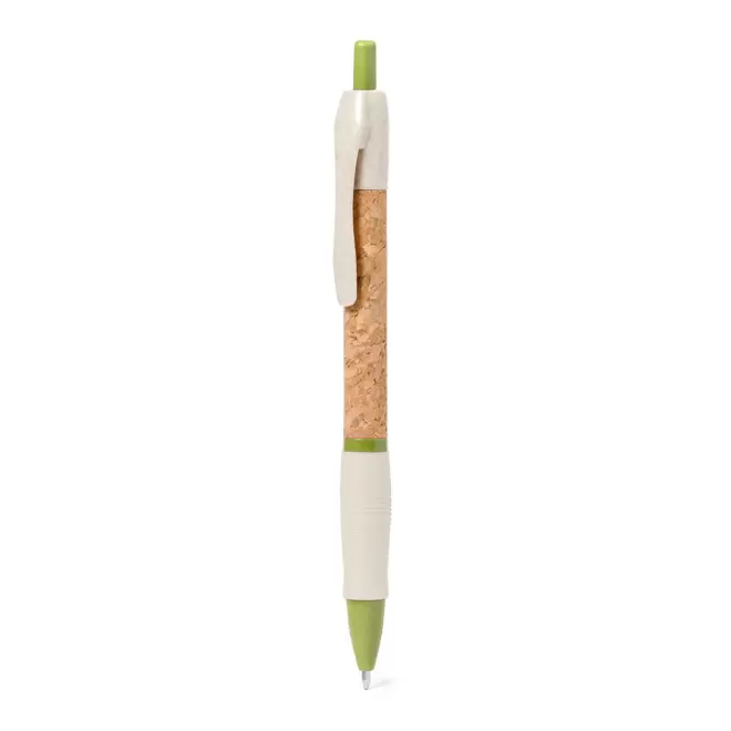 STYLO EN LIÈGE PERSONNALISABLE 'NOSTRO GRIP' - vert