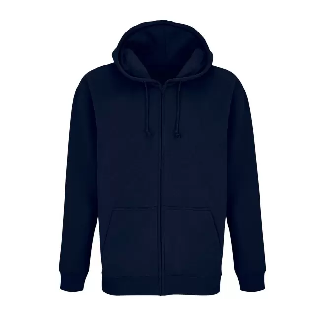 SWEAT ZIPPE PERSONNALISABLE CAPUCHE MIXTE 'CARTER' - french marine