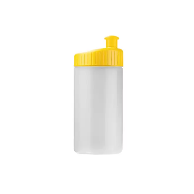 GOURDE DE SPORT PUBLICITAIRE 500ML TRANSLUCIDE 'TRAIL' - jaune