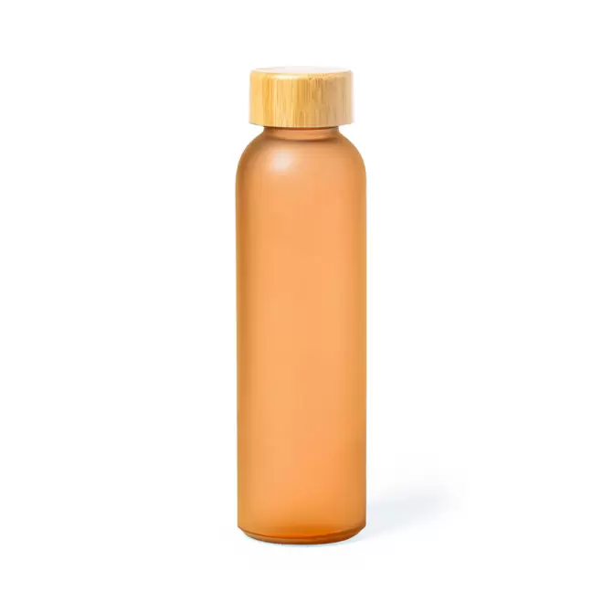 BOUTEILLE EN VERRE PERSONNALISABLE 500 ML 'LODO COLOR' - orange