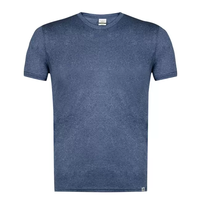TEE-SHIRT SPORT PERSONNALISABLE 'TAGODA RPET CHINE' - bleu marine